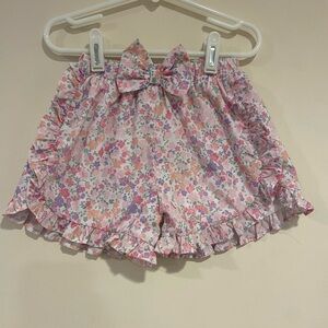 Floral Ruffle Kids Shorts